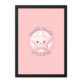 Twinkle Star Wall Art, Nursery Decor, Kids Room Art, Cute Star Print, Pink Nursery Art, Baby Shower Gift, Little Star Art - Tawshia